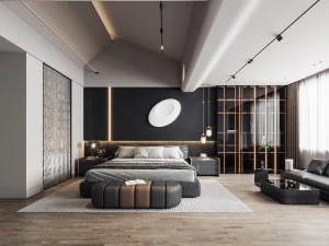 Quarto moderno Modelo 3D