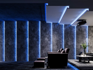 Modern video room Modelo 3D