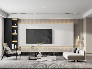 Modern living room 3D Model