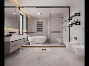 Сучасна ванна кімната 3D Модель