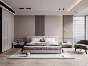 Quarto moderno Modelo 3D