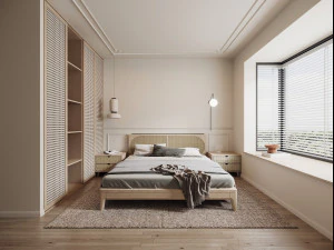 현대적인 침실 3D 모델