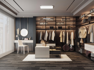 Modern cloakroom Model 3D
