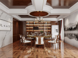 Modern Restaurant Model 3D