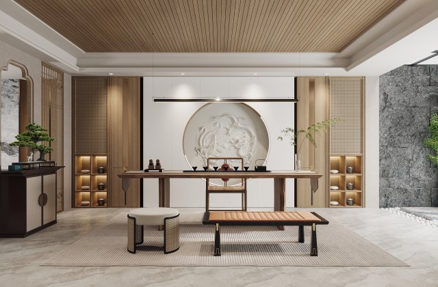 Modern office Modello 3D .c4d .max .obj .3ds .fbx .stl .blend 