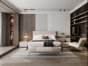 Modern bedroom 3D Model