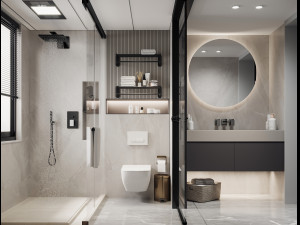 Modern bathroom 3D 모델