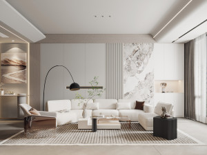 Modern living room Modèle 3D
