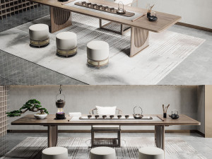 Modern chair table Modelo 3D