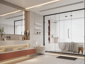 현대적인 욕실 3D 모델