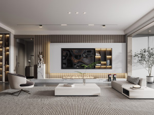 Modern living room 3D 模型