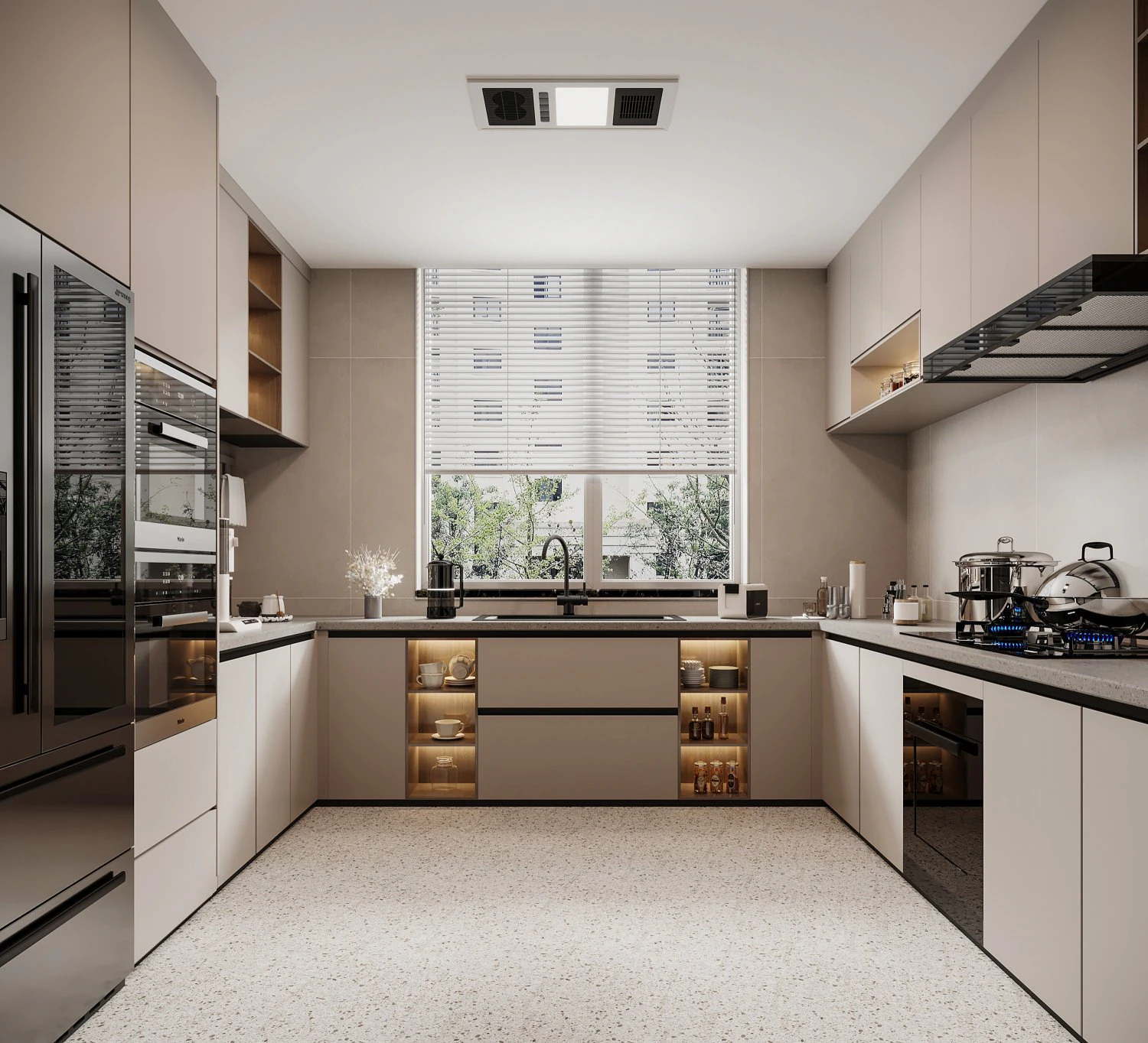 Modern kitchen 3D Model .c4d .max .obj .3ds .fbx .stl .blend 