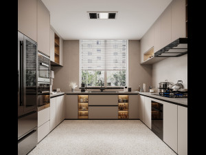 Modern kitchen Modello 3D