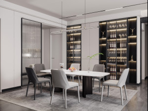 Modern Restaurant 3D Model