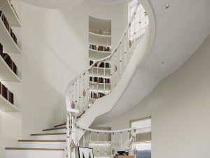 Modern stairs 3Dモデル