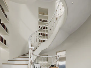 Nowoczesne schody Model 3D