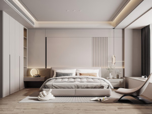 Modern bedroom 3D Model