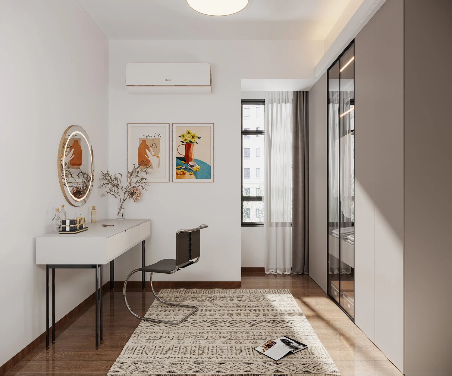 Modern cloakroom 3D Model .c4d .max .obj .3ds .fbx .stl .blend