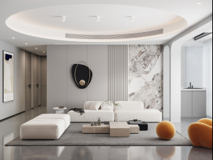 Modern living room Modelo 3D