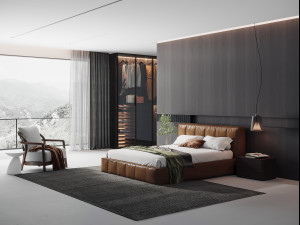 Modern bedroom 3Dモデル