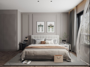 Modern bedroom 3D Model