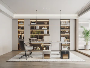 oficina moderna Modelo 3D