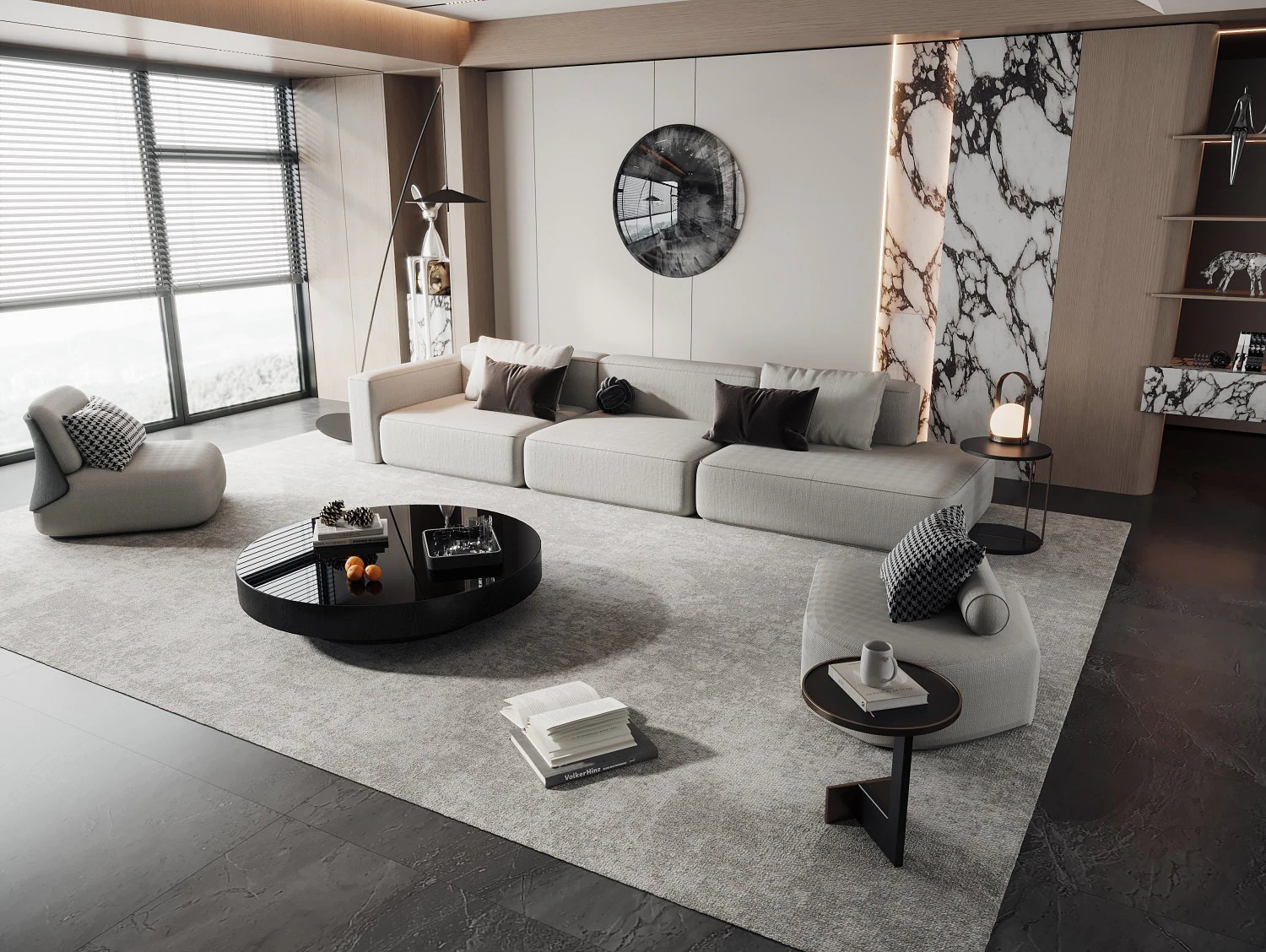 Modern sofa 3D Model .c4d .max .obj .3ds .fbx .stl .blend