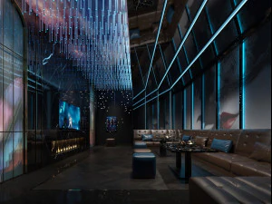 KTV moderno Modelo 3D