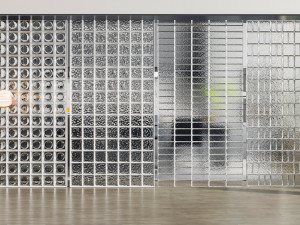 Modern glass partition Modelo 3D