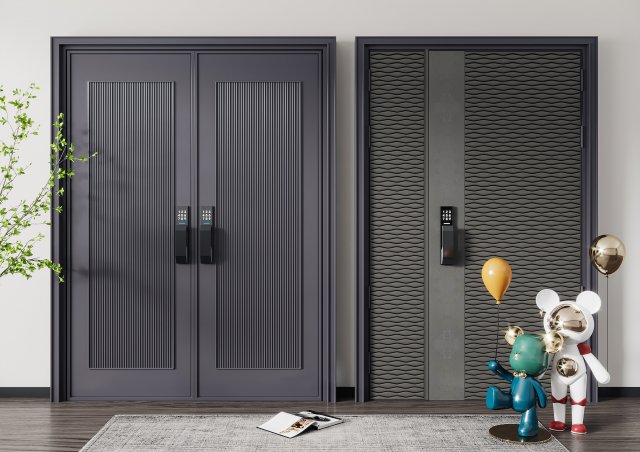 Modern door Modèle 3D .c4d .max .obj .3ds .fbx .stl .blend 