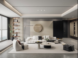 Modern living room Modèle 3D