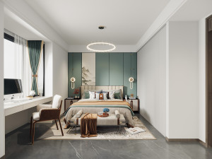Modern bedroom 3D 模型