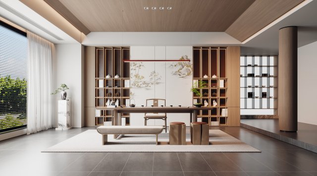 Modern office 3D 모델 .c4d .max .obj .3ds .fbx .stl .blend 