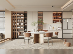 Modern Restaurant 3D Model