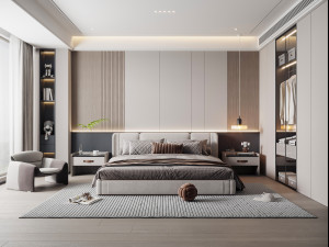 Modern bedroom 3D Model