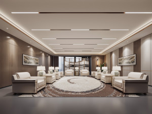 Modern Reception Room 3D 모델