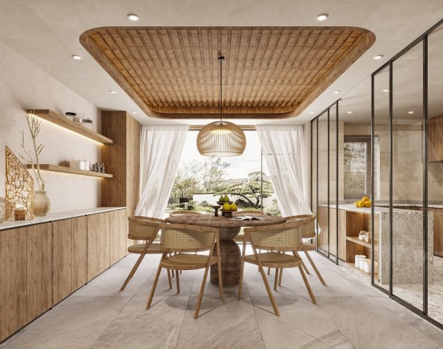 Modern Restaurant Modelo 3D .c4d .max .obj .3ds .fbx .stl .blend 