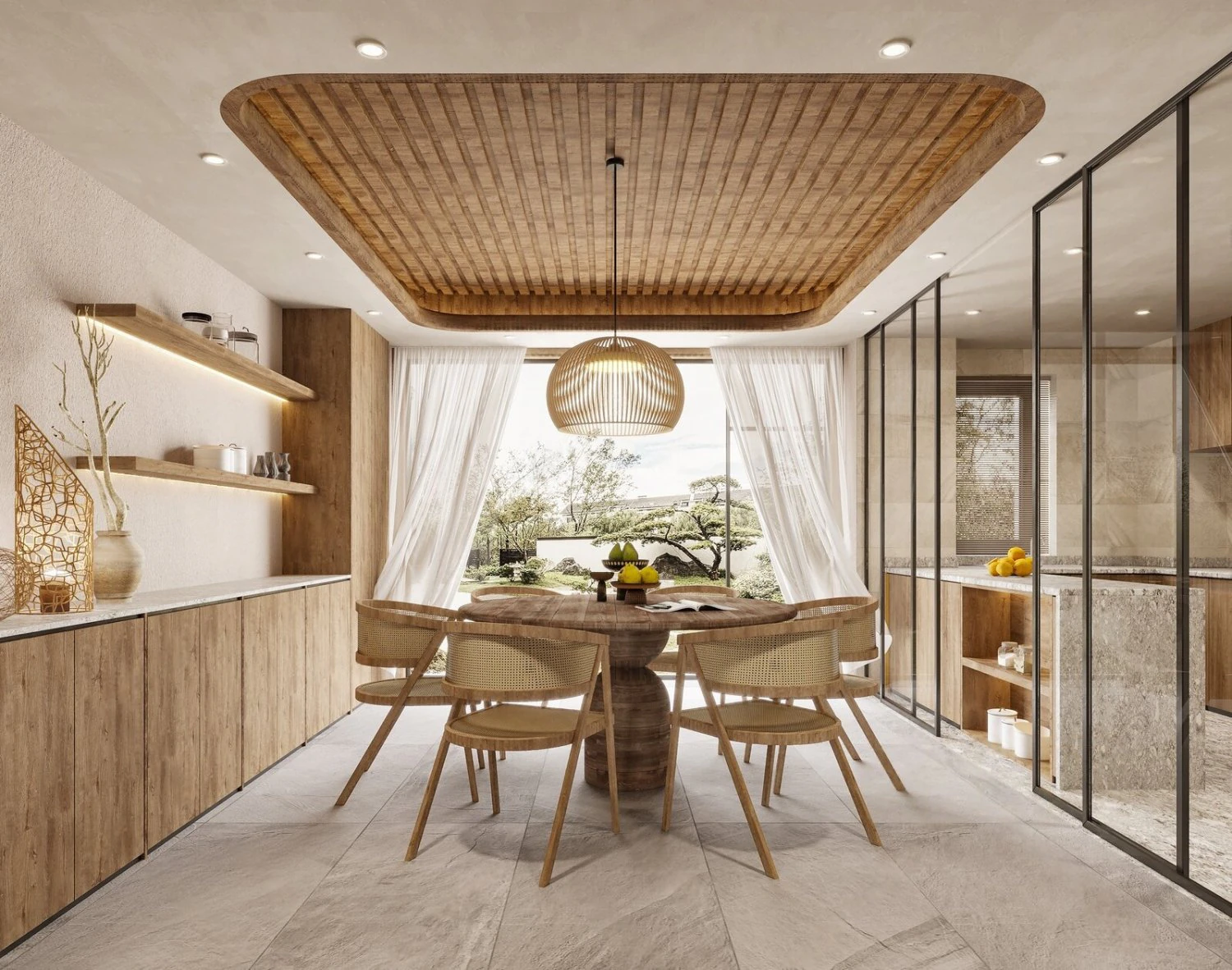 Modern Restaurant 3D Model .c4d .max .obj .3ds .fbx .stl .blend 