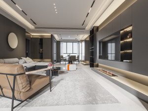 Modern living room 3D Model