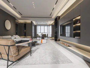 Modern living room 3D Model