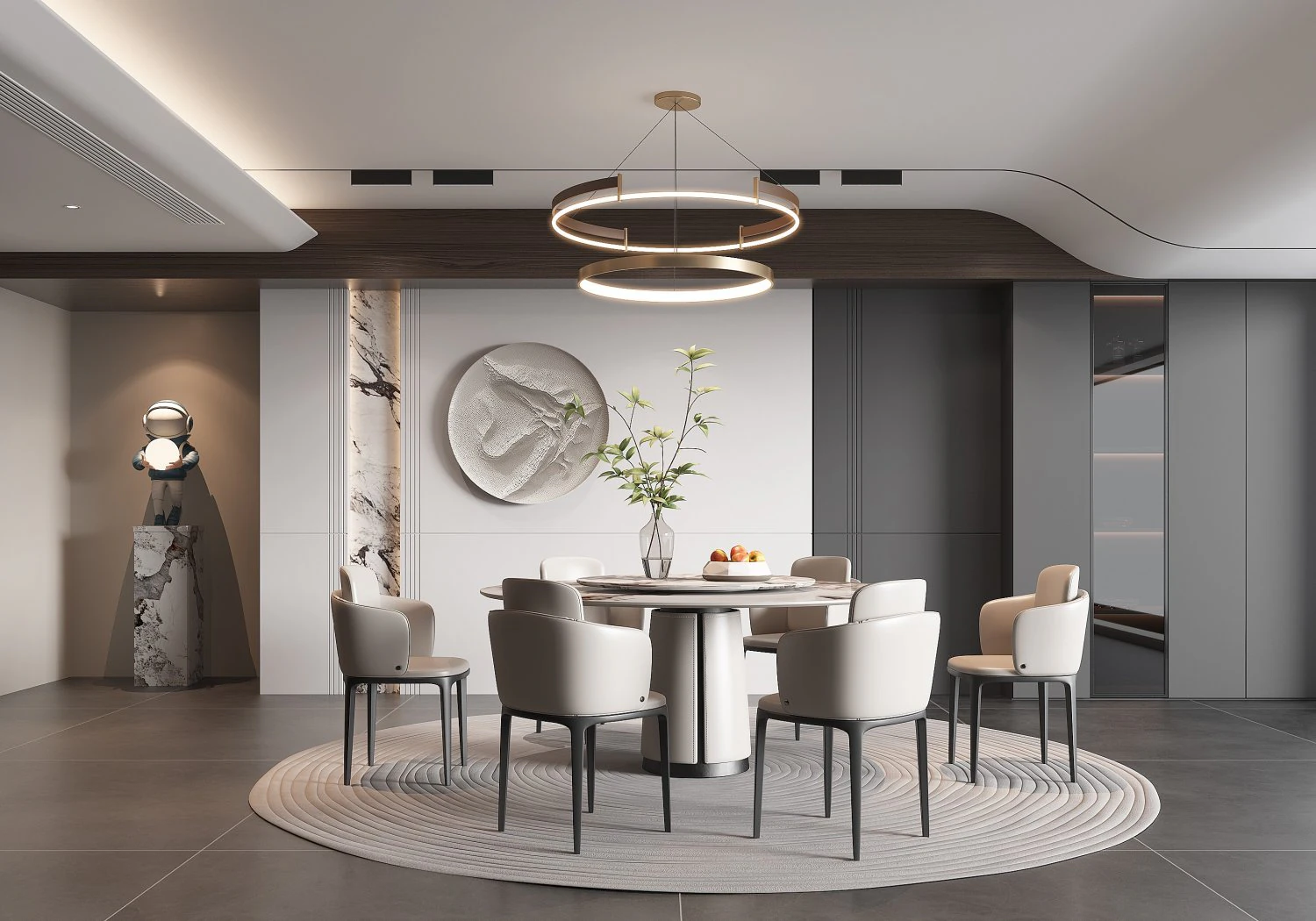 Modern Restaurant 3D Model .c4d .max .obj .3ds .fbx .stl .blend