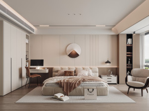 Modern bedroom 3D Model