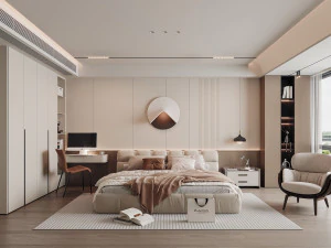 Camera da letto moderna Modello 3D