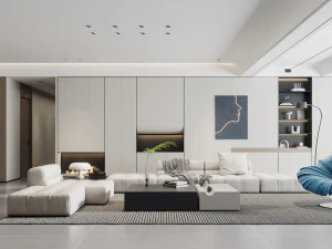 モダンなリビングルーム 3Dモデル