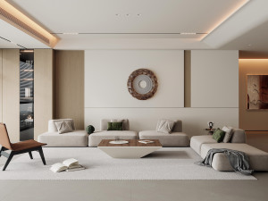 Modern living room Modello 3D