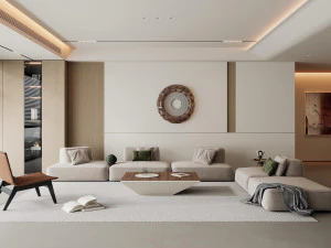 Ruang tamu modern Model 3D