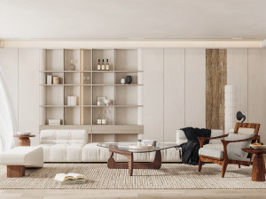 Modern living room Modelo 3D