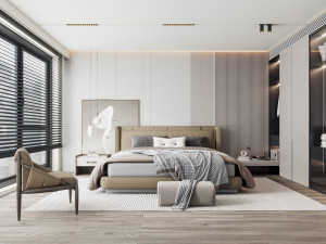 Modern bedroom 3D Model