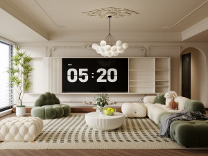 Modern living room 3D Model
