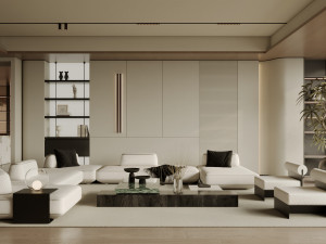 Modern living room 3D Model